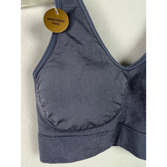 Wacoal Women's Bra Bralette Size 32‎ Seamless B Smooth Blue Removable Pads B12 - Picture 6 of 15